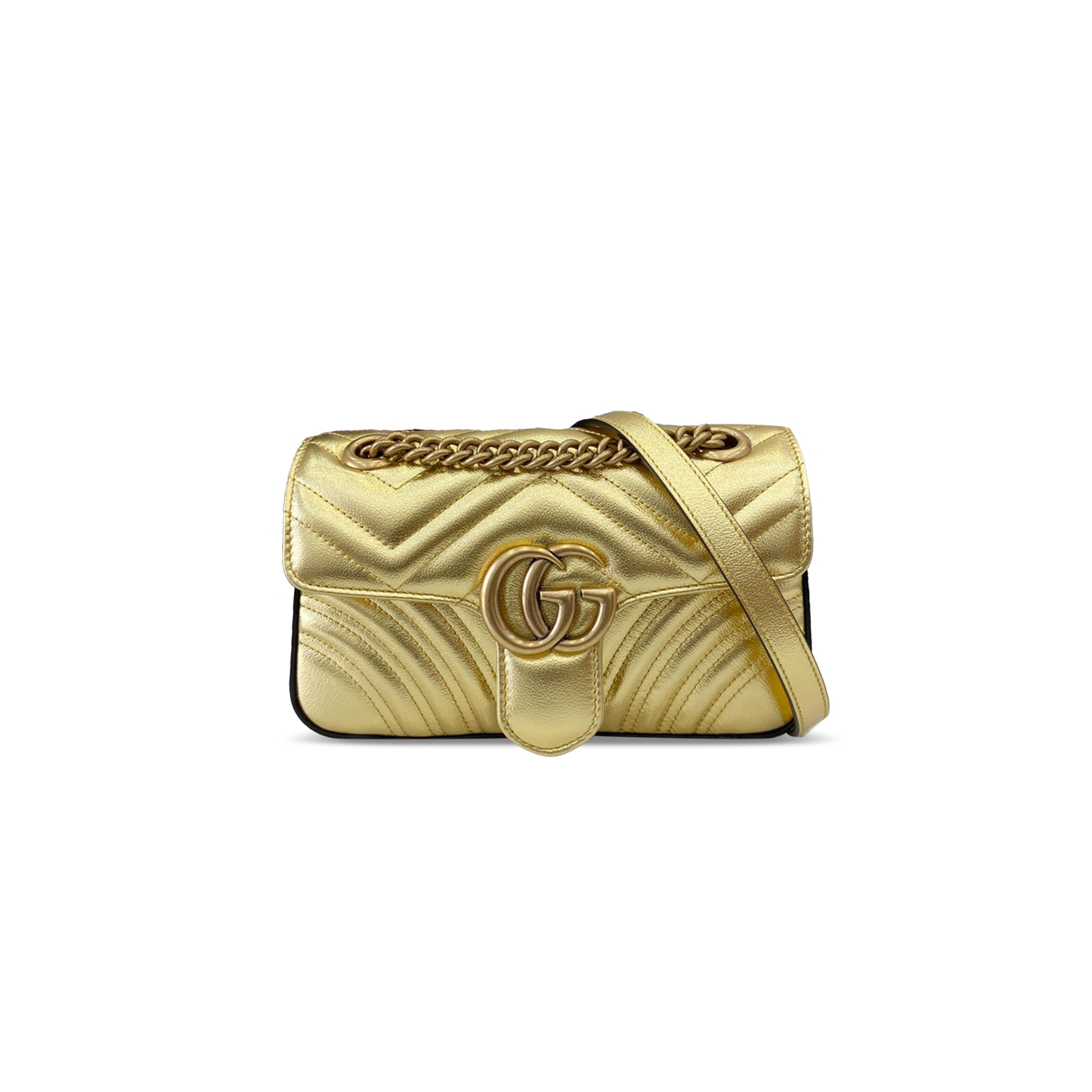GUCCI GG MARMONT SMALL SHOULDER BAG 446744 (22*13*6cm)